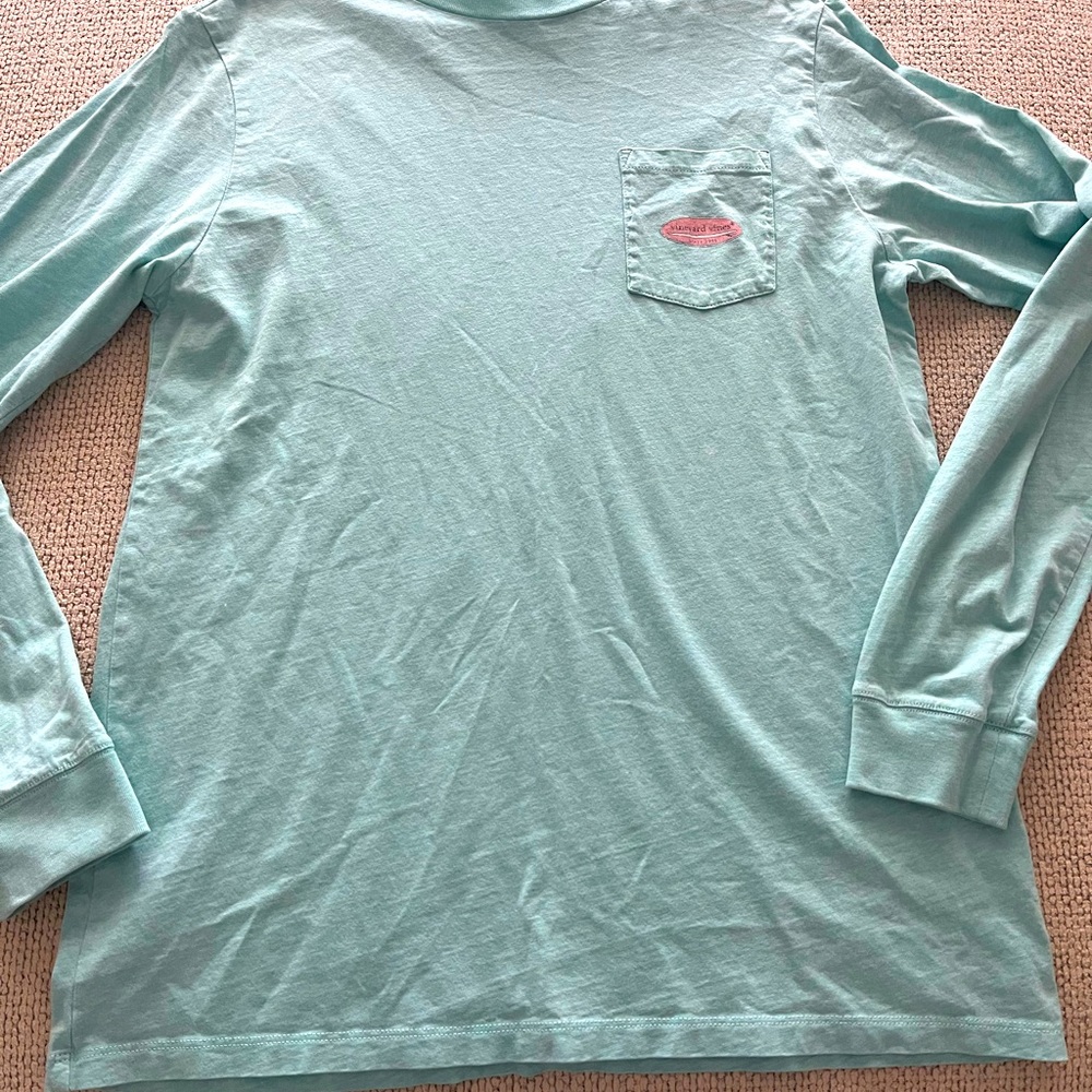 Teal Vineyard Vines long sleeve